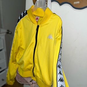 KAPPA cropped yellow jacket size M